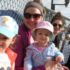 Family at parade