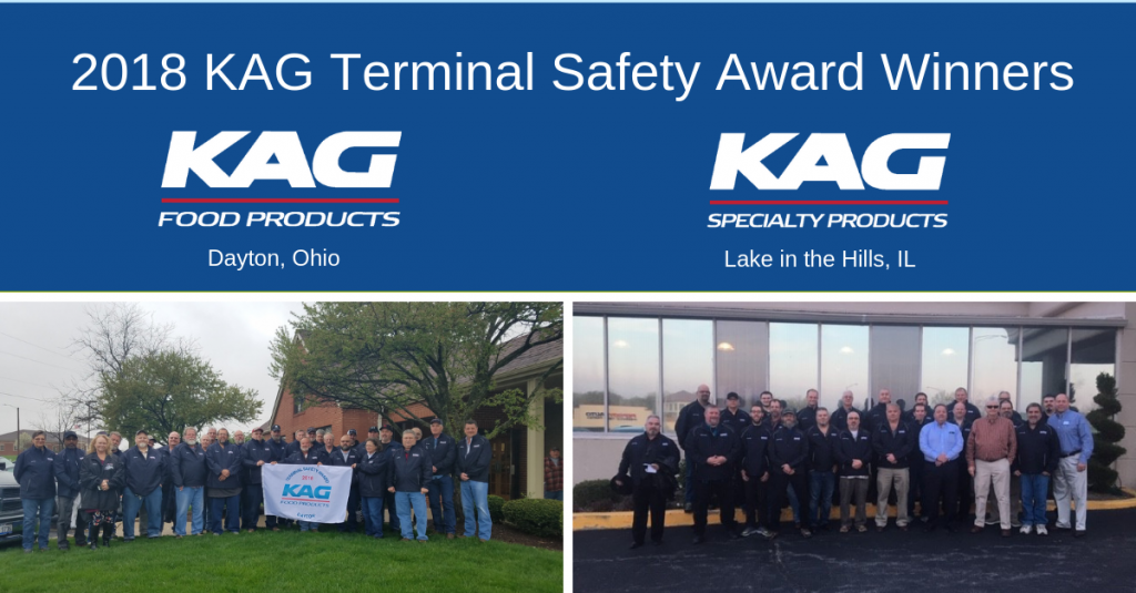 KAG Terminal Safety Award Winners 2018