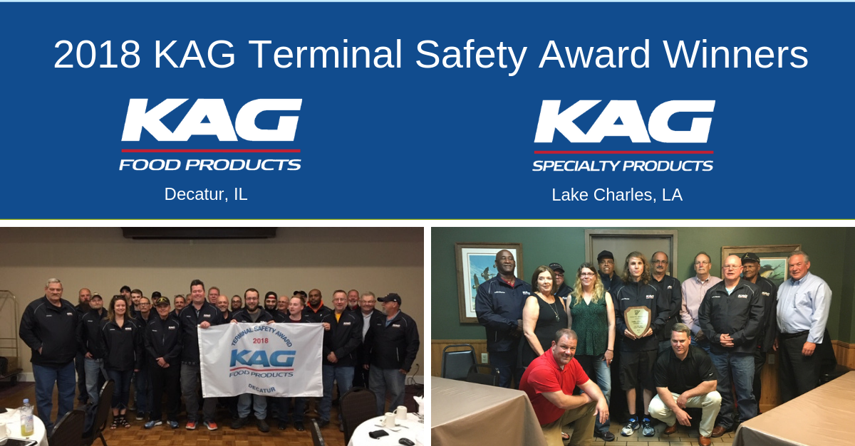 KAG Terminal Safety Award Winners 2018 2