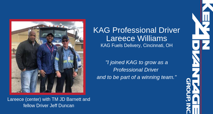 KAG Professional Driver Lareece Williams
